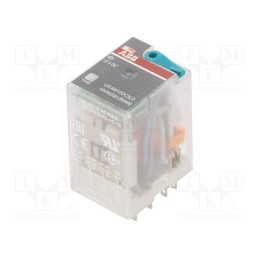 1 pcs x ABB - 1SVR405612R4400 - Relay: electromagnetic, 3PDT, Ucoil: 12VDC, Icontacts max: 10A