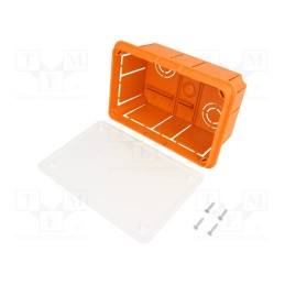 1 pcs x PAWBOL - OL 10003 - Enclosure: junction box, X: 98mm, Y: 153mm, Z: 70mm, IP30, red