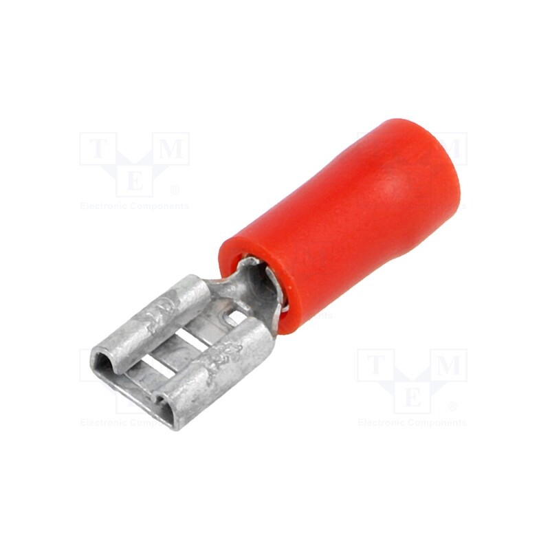 10 pcs x BM GROUP - BM 00145 - Terminal: flat, 4.8mm, 0.5mm, female, 0.25÷1.5mm2, crimped, tinned