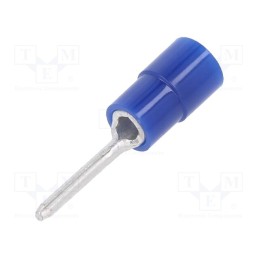 10 pcs x NICHIFU - TMEX TC-2-11S-BLU - Tip: wire pin, Ø: 1.5mm, 1.04÷2.63mm2, crimped, for cable, tinned