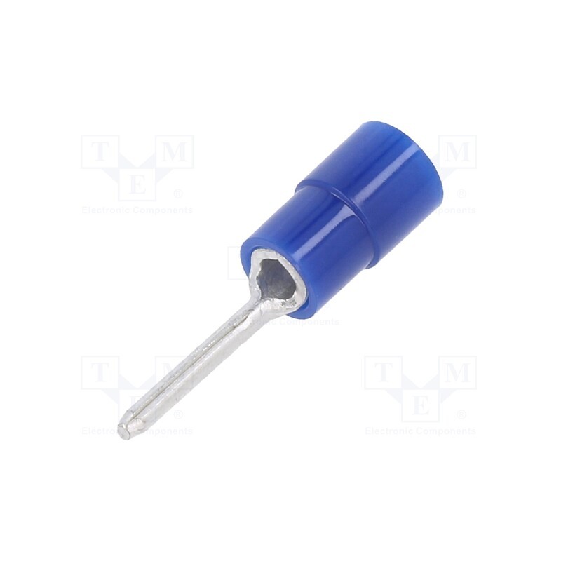 10 pcs x NICHIFU - TMEX TC-2-11S-BLU - Tip: wire pin, Ø: 1.5mm, 1.04÷2.63mm2, crimped, for cable, tinned