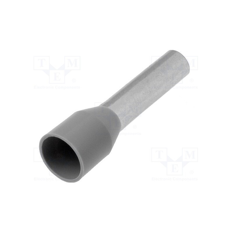 10 pcs x WEIDMu00dcLLER - 9019200000 H4,0/20D GR - Tip: bootlace ferrule, insulated, copper, 4mm2, 12mm, tinned, grey