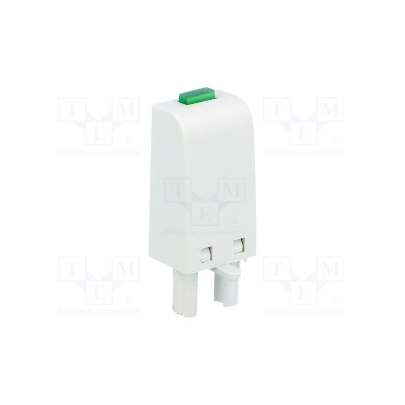 1 pcs x RELPOL - M61G - Signaling module, socket, Indication: LED, Colour: green, 6/24VAC