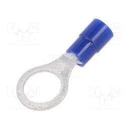 10 pcs x NICHIFU - TMEX 2-8-BLU - Tip: ring, M8, Ø: 8.4mm, 1.04÷2.63mm2, crimped, for cable, insulated