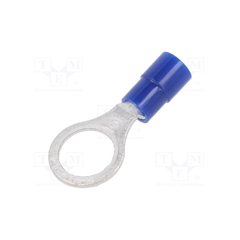 10 pcs x NICHIFU - TMEX 2-8-BLU - Tip: ring, M8, Ø: 8.4mm, 1.04÷2.63mm2, crimped, for cable, insulated