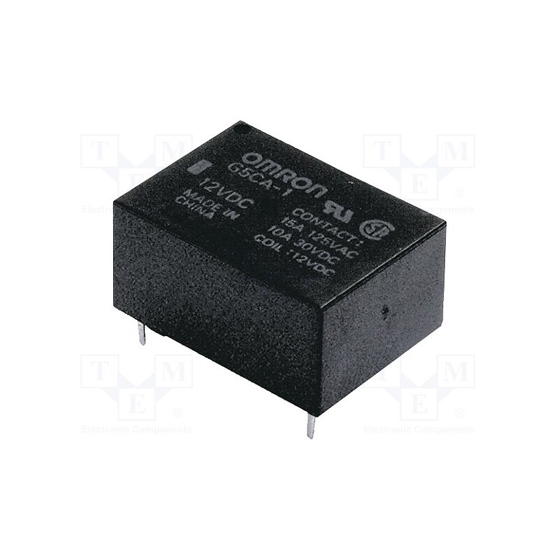 1 pcs x OMRON OCB - G5CA-1A-E 24VDC - Relay: electromagnetic, SPST-NO, Ucoil: 24VDC, Icontacts max: 15A