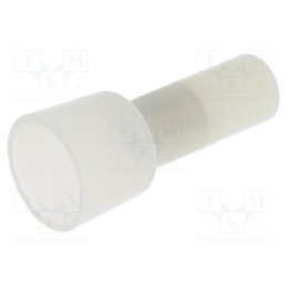 10 pcs x NICHIFU - CE 5 - Quick splice, crimped, Variant: end connector, L: 28mm, UL94V-2