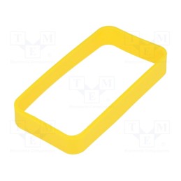 1 pcs x TEKO - RWK-3.37 - Case ring, Series: WITEK, WK-3, Colour: yellow