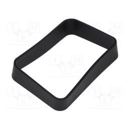 1 pcs x TEKO - RWK-2.9 - Case ring, Series: WITEK, WK-2, Colour: black