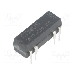 1 pcs x COMUS - 3570.1210.122 - Relay: reed switch, SPST-NO, Ucoil: 12VDC, 500mA, max.150VDC, 10W