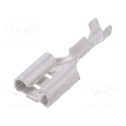 10 pcs x IMP - 662.08.01.3 - Terminal: flat, 6.3mm, 0.8mm, female, 0.25÷0.5mm2, crimped, tinned