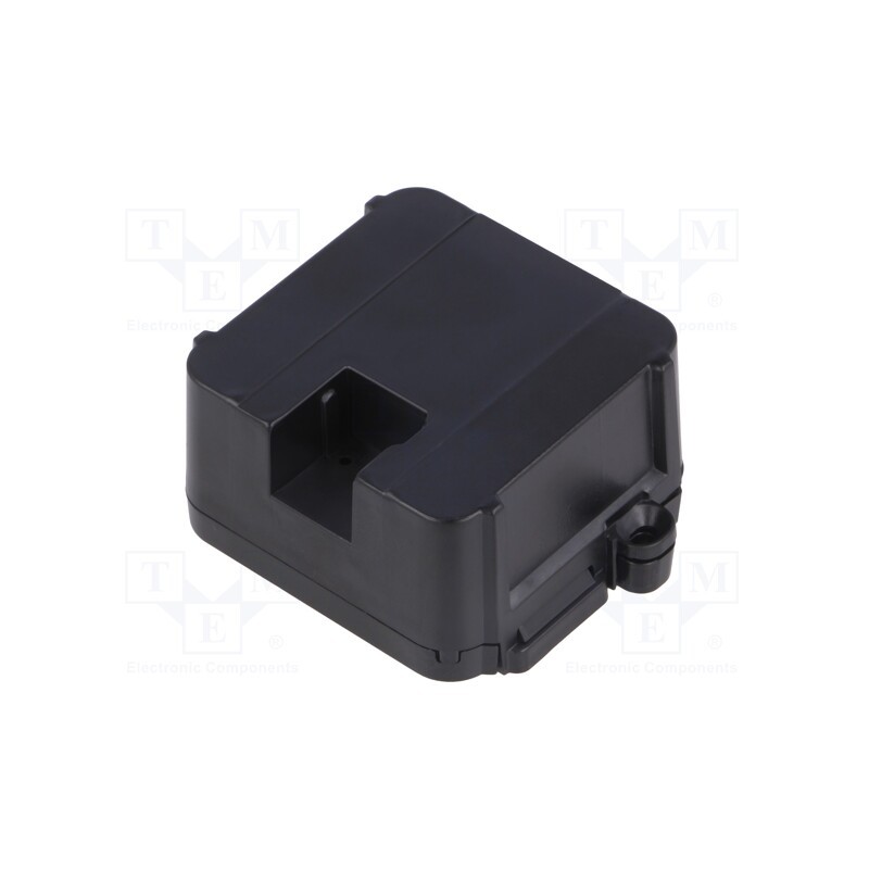 1 pcs x ITALTRONIC - 12.0200006 -AS - Enclosure: junction box, X: 44.5mm, Y: 57mm, Z: 19mm, black