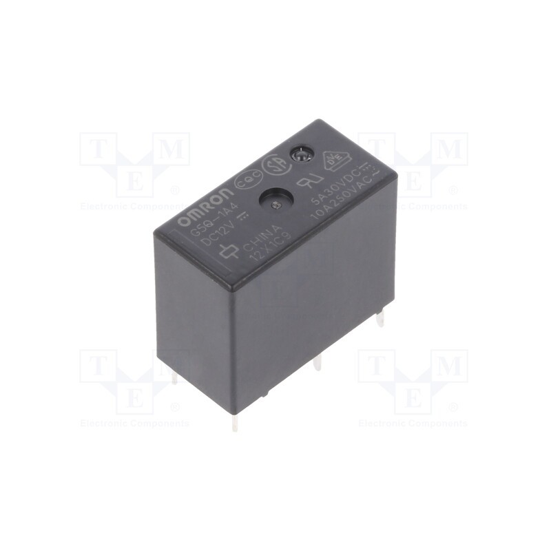 1 pcs x OMRON OCB - G5Q-1A4 12DC - Relay: electromagnetic, SPST-NO, Ucoil: 12VDC, Icontacts max: 5A