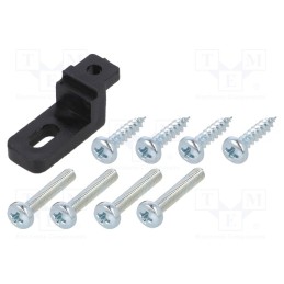 1 set x RETEX - P33070300 -AS - Clip, ABS, black, 4set