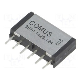1 pcs x COMUS - 3570.1429.124 - Relay: reed switch, DPST-NO, Ucoil: 12VDC, 1A, max.200VDC, 15W, THT
