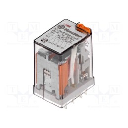 1 pcs x FINDER - 55.34.8.048.0040 - Relay: electromagnetic, 4PDT, Ucoil: 48VAC, Icontacts max: 15A