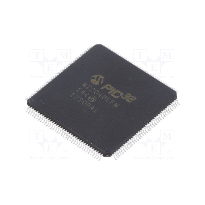 1 pcs x MICROCHIP TECHNOLOGY - PIC32MZ2048EFM144-I/PL - IC: PIC microcontroller, 2048kB, 2.2÷3.6VDC, SMD, LQFP144, PIC32