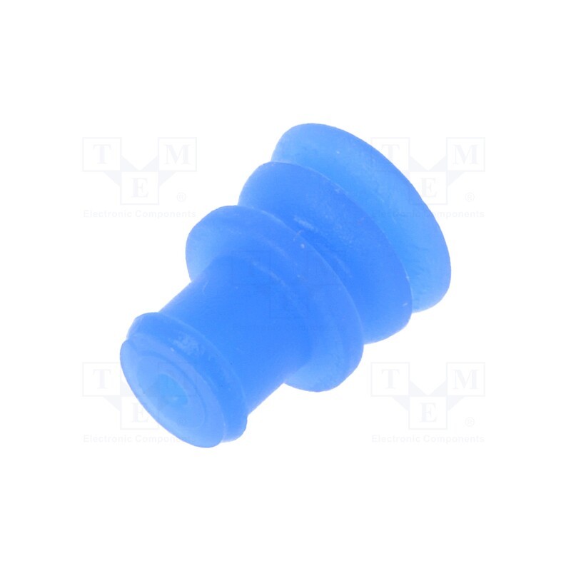 10 pcs x TE Connectivity - 828904-2 - Accessories: gasket for wire, JPT,MCP 2.8, blue, Øout: 5.6mm
