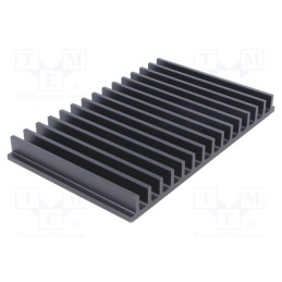 1 pcs x FISCHER ELEKTRONIK - SK44/100/SA - Heatsink: extruded, grilled, black, L: 100mm, W: 159mm, H: 15mm