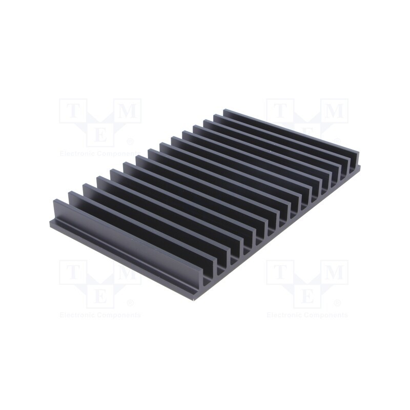 1 pcs x FISCHER ELEKTRONIK - SK44/100/SA - Heatsink: extruded, grilled, black, L: 100mm, W: 159mm, H: 15mm