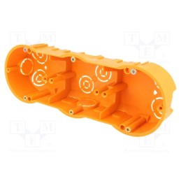 1 pcs x PAWBOL - A.0043WP - Enclosure: junction box, X: 60mm, Y: 204mm, Z: 46mm, IP30, orange