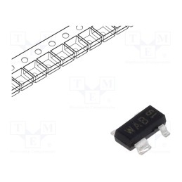 5 pcs x NEXPERIA - BAW101,215 - Diode: switching, SMD, 600V, 250mA, 50ns, SOT143B, Ufmax: 1.1V, 0.35W