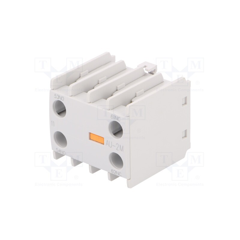 1 pcs x LS ELECTRIC - AU-2M 1A1B - Auxiliary contacts, Series: METAMEC, Leads: screw terminals, IP20