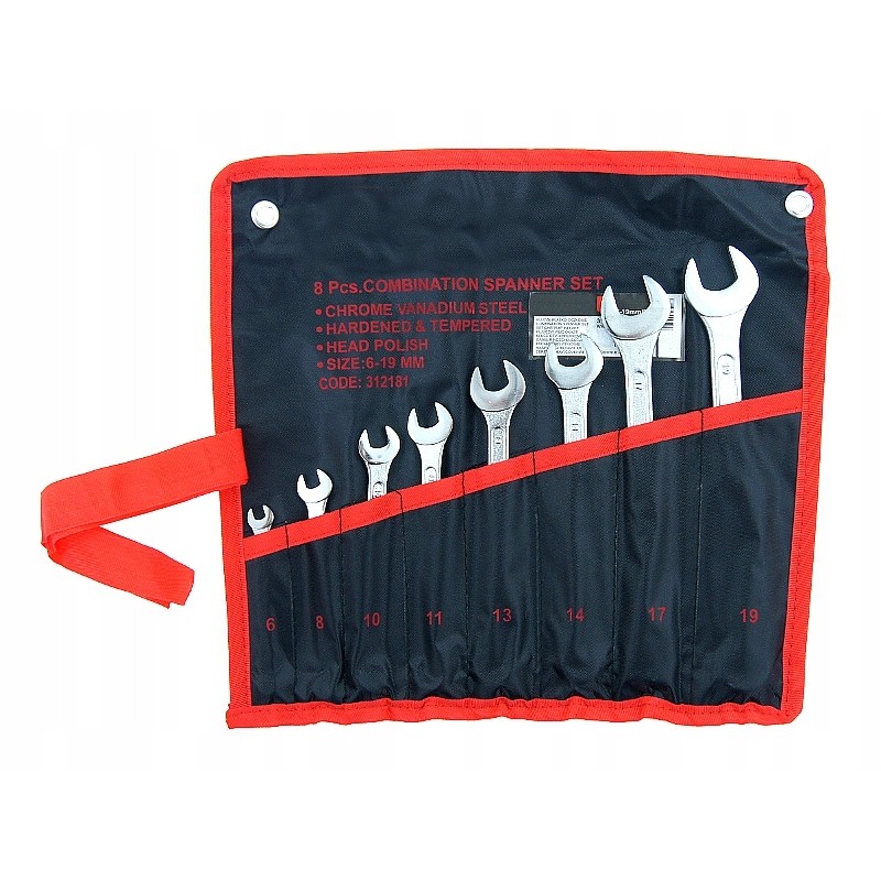 Combination wrenches 8 pcs