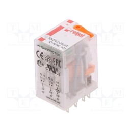 1 pcs x RELPOL - R2N-2012-23-5110-WTL - Relay: electromagnetic, DPDT, Ucoil: 110VAC, Icontacts max: 24A