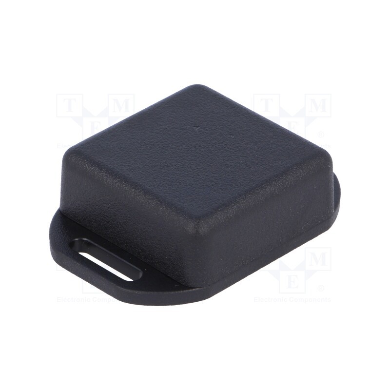 1 pcs x HAMMOND - 1551NFLBK - Enclosure: multipurpose, X: 35mm, Y: 35mm, Z: 15mm, with fixing lugs