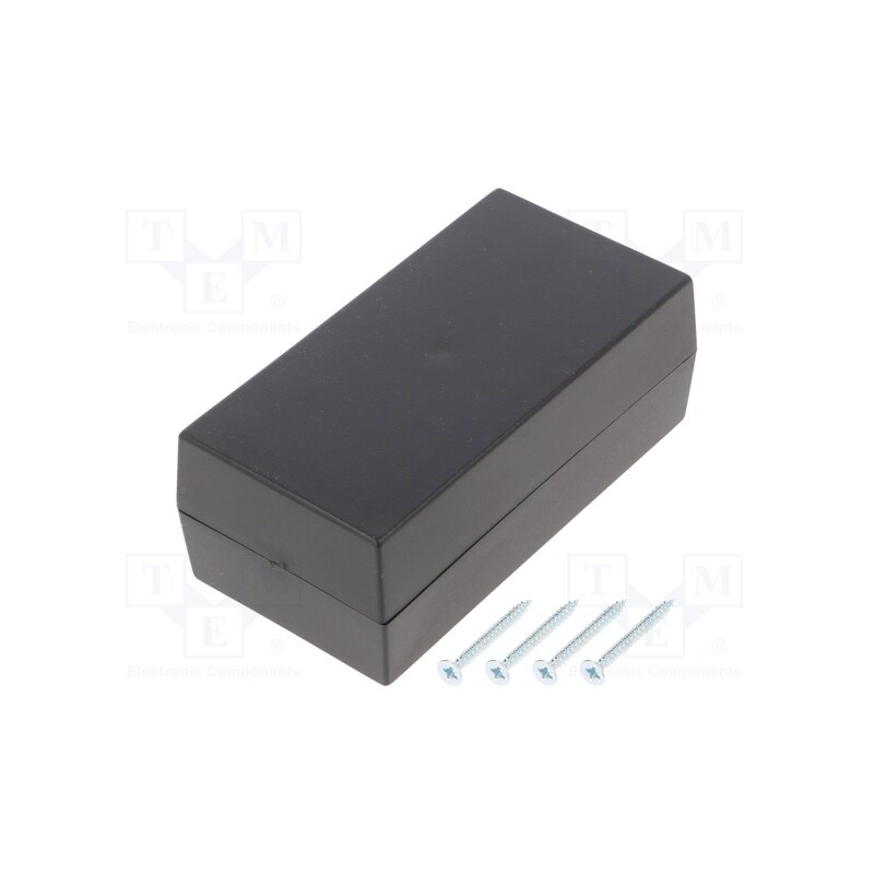 1 pcs x KRADEX - Z7C ABS - Enclosure: multipurpose, X: 55mm, Y: 106mm, Z: 40mm, ABS, black