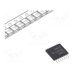 3 pcs x TEXAS INSTRUMENTS - SN74AHC02PWR - IC: digital, NOR, Ch: 4, IN: 2, CMOS, SMD, TSSOP14, 2÷5.5VDC, -40÷125°C