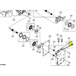 O-ring relief valve jd 54d 60d 1023e 1025r