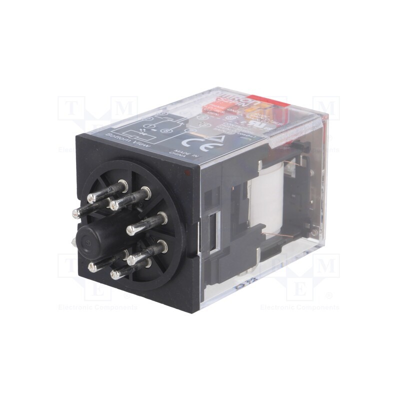 1 pcs x OMRON - MKS2PIN AC230 - Relay: electromagnetic, DPDT, Ucoil: 230VAC, Icontacts max: 10A
