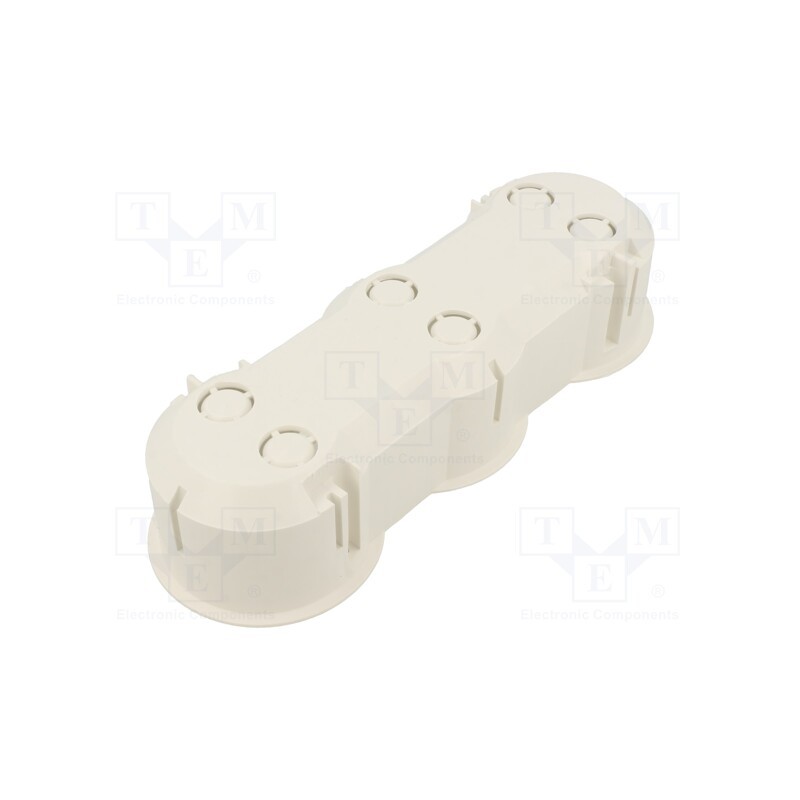1 pcs x JONEX - PK-63/45 WHITE - Enclosure: junction box, Ø: 63mm, Z: 45mm, plaster embedded, white