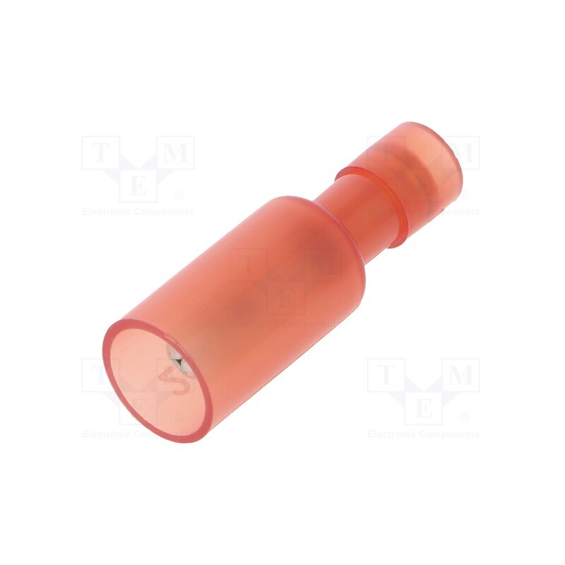 10 pcs x BM GROUP - BM80130 - Terminal: round, male, Ø: 4mm, 0.25÷1.5mm2, crimped, for cable, red
