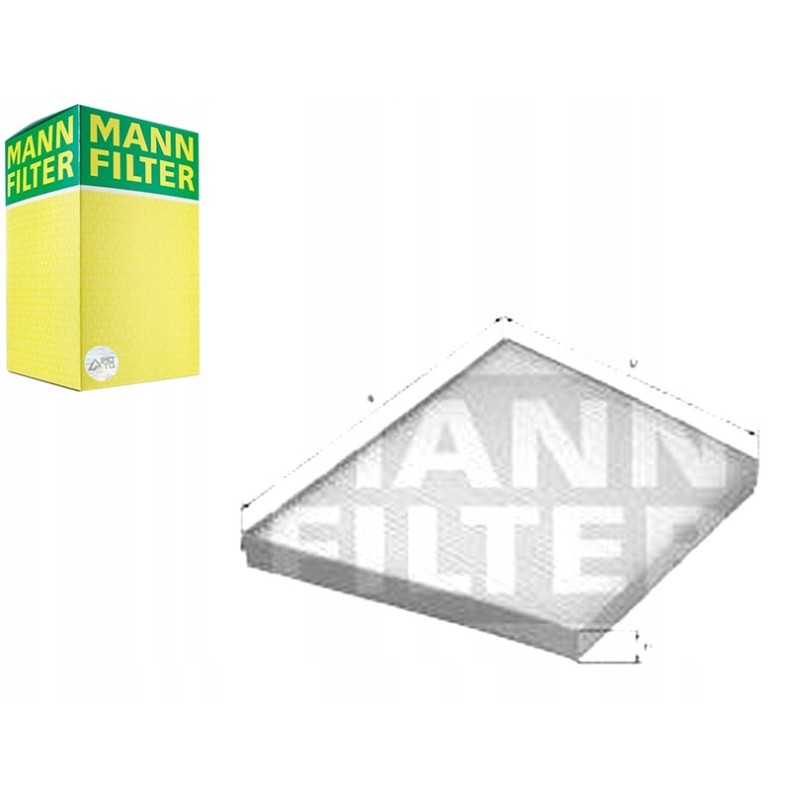 Cabin filter mercedes c clc clk mann filter