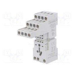 1 pcs x LOVATO ELECTRIC - HR6XS21 - Socket, PIN: 8, 10A, 250VAC, for DIN rail mounting, Series: HR60