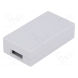 1 pcs x MASZCZYK - KM-57A GY - Enclosure: multipurpose, X: 34.5mm, Y: 62mm, Z: 16mm, ABS, grey
