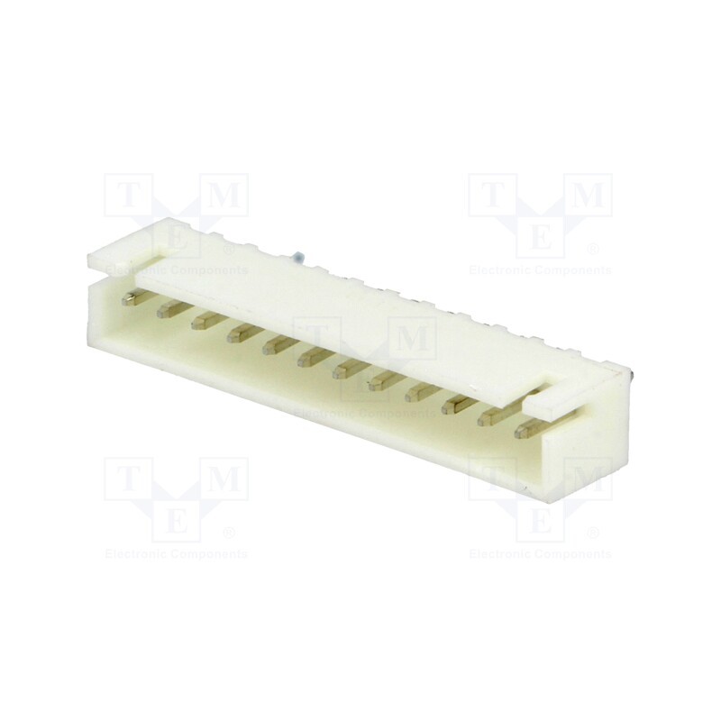 10 pcs x JOINT TECH - A2501WV-12P1 - Socket, wire-board, male, A2501, 2.5mm, PIN: 12, THT, 250V, 3A, tinned