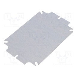 1 pcs x KRADEX - ZMB150.100 - Mounting plate, steel, W: 88mm, L: 138mm, Thk: 1.5mm, Plating: zinc