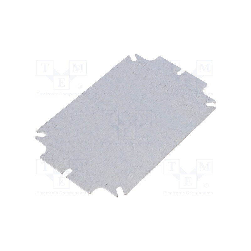 1 pcs x KRADEX - ZMB150.100 - Mounting plate, steel, W: 88mm, L: 138mm, Thk: 1.5mm, Plating: zinc