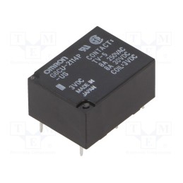 1 pcs x OMRON OCB - G6CU-2114P-US 3DC - Relay: electromagnetic, SPST-NO + SPST-NC, Ucoil: 3VDC, 8A/250VAC