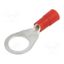 10 pcs x ERKO - KOE_8-1/100 - Tip: ring, M8, Ø: 8.5mm, 0.5÷1mm2, crimped, for cable, insulated