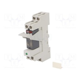 1 pcs x ABB - 1SVR405600R1010 - Relay: interface, SPDT, Ucoil: 24VDC, for DIN rail mounting