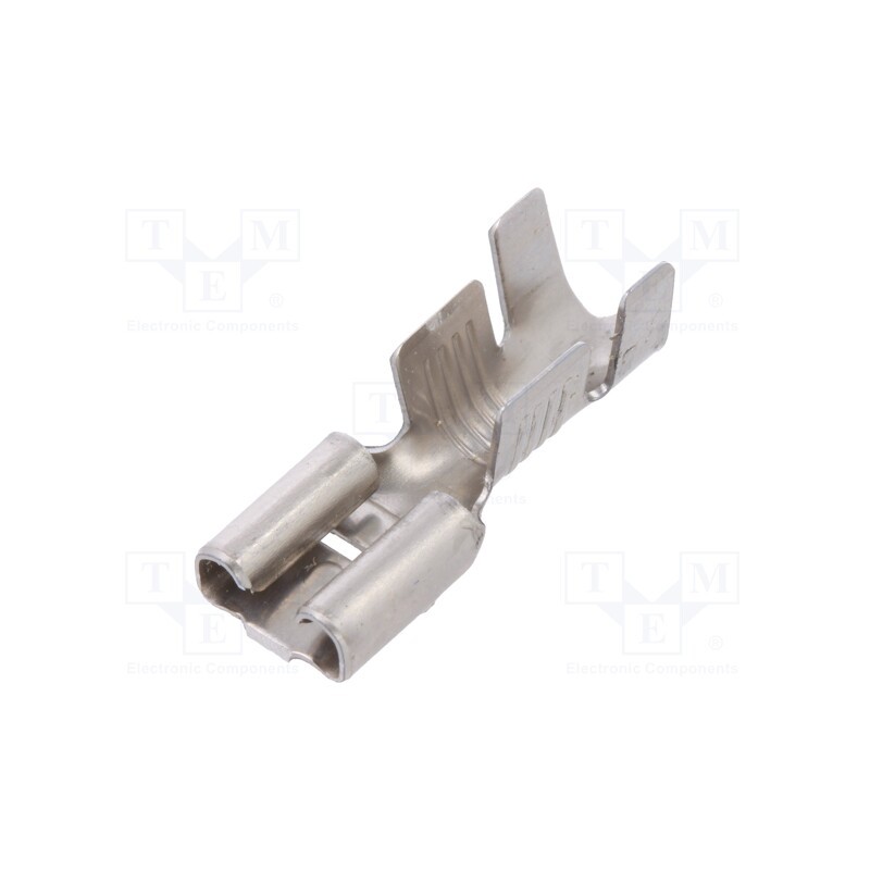 10 pcs x Inarca - 211345121 - Terminal: flat, 6.3mm, 0.8mm, female, 3÷6mm2, crimped, for cable