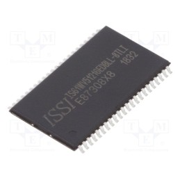 1 pcs x ISSI - IS61WV51216EDBLL-8TLI - IC: SRAM memory, 8MbSRAM, 512kx16bit, 2.4÷3.6V, 8ns, TSOP44 II