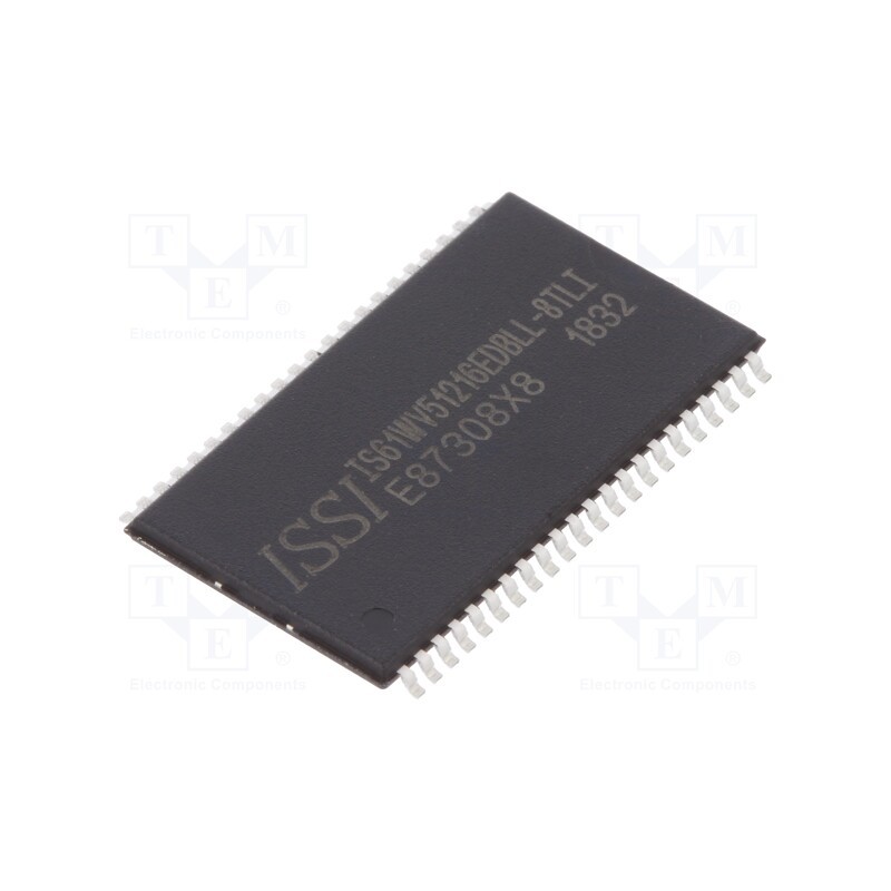 1 pcs x ISSI - IS61WV51216EDBLL-8TLI - IC: SRAM memory, 8MbSRAM, 512kx16bit, 2.4÷3.6V, 8ns, TSOP44 II