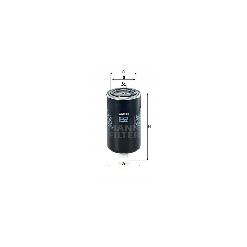 Fuel filter iveco eurocargo eurostar eurotech man