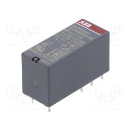 1 pcs x ABB - 1SVR405600R1000 - Relay: electromagnetic, SPDT, Ucoil: 24VDC, 16A, max.250VAC, PCB